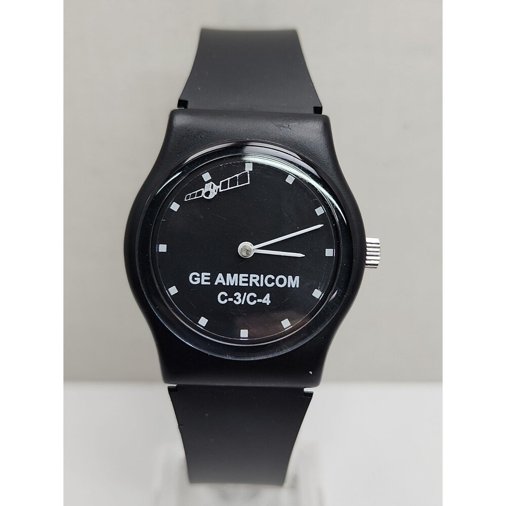 Vintage GE Americom C3 C4 Satellite Watch 1990s Space Communications New Battery